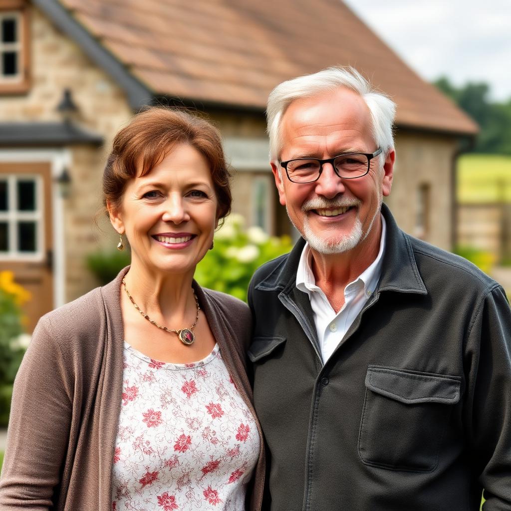 Ian and Tracey, your hosts at Hawthorn Farm Camping